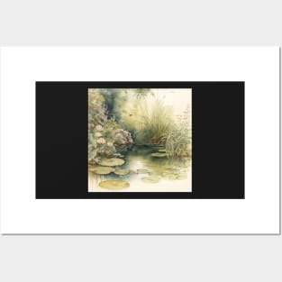 Ornamental Coy Pond Posters and Art